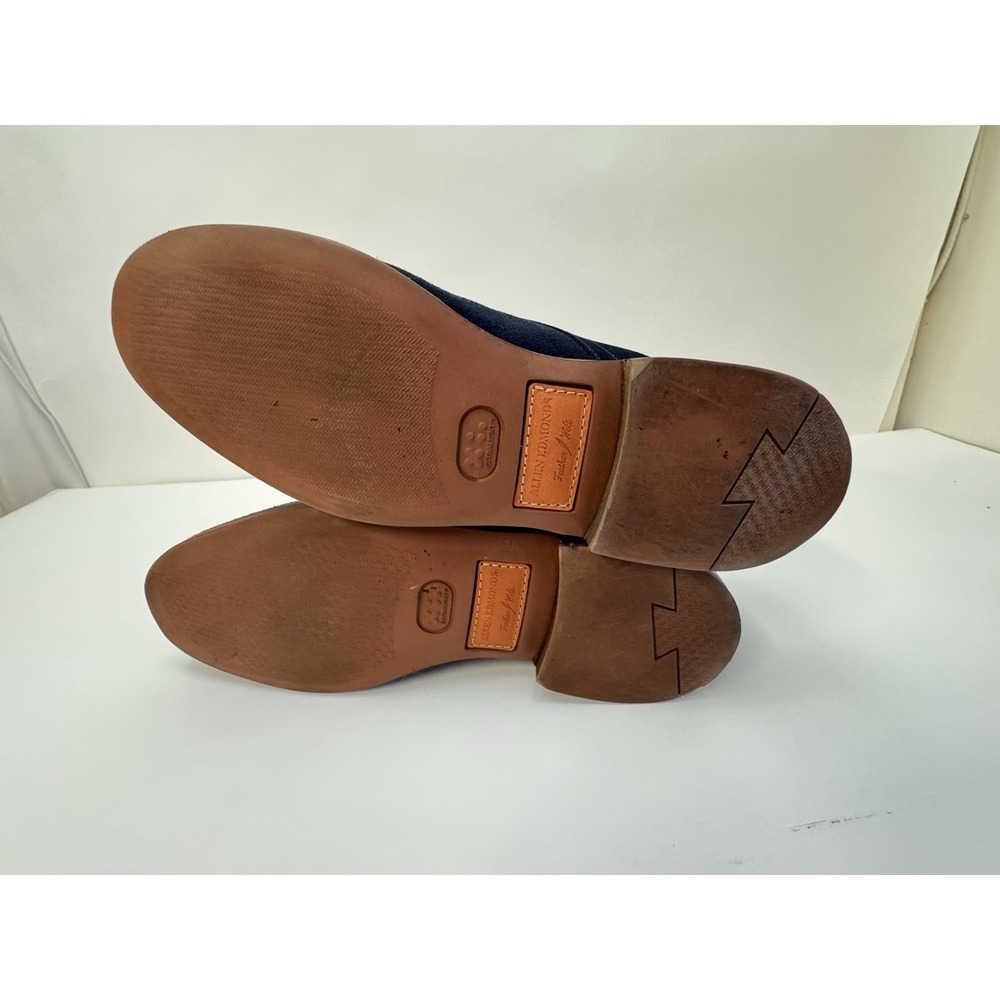 Allen Edmonds Port Washington Nomad Suede Lace Up Blue Dress Casual Shoes 9.5 D - Picture 9 of 13